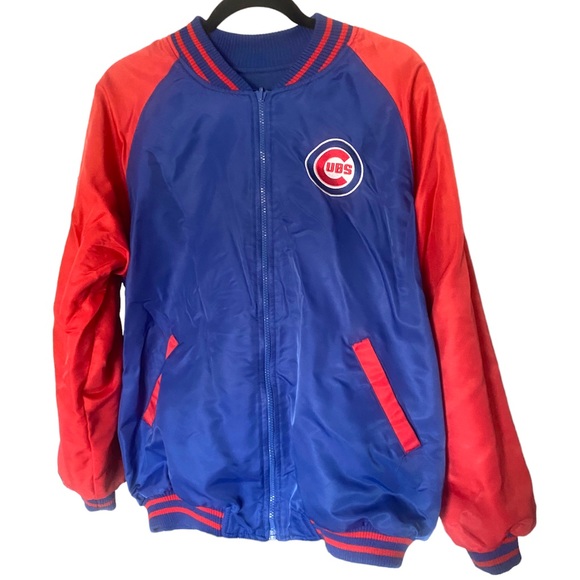 Chicago Cube Reversible Sweatshirt Jacket Size 18/20 - Picture 4 of 9